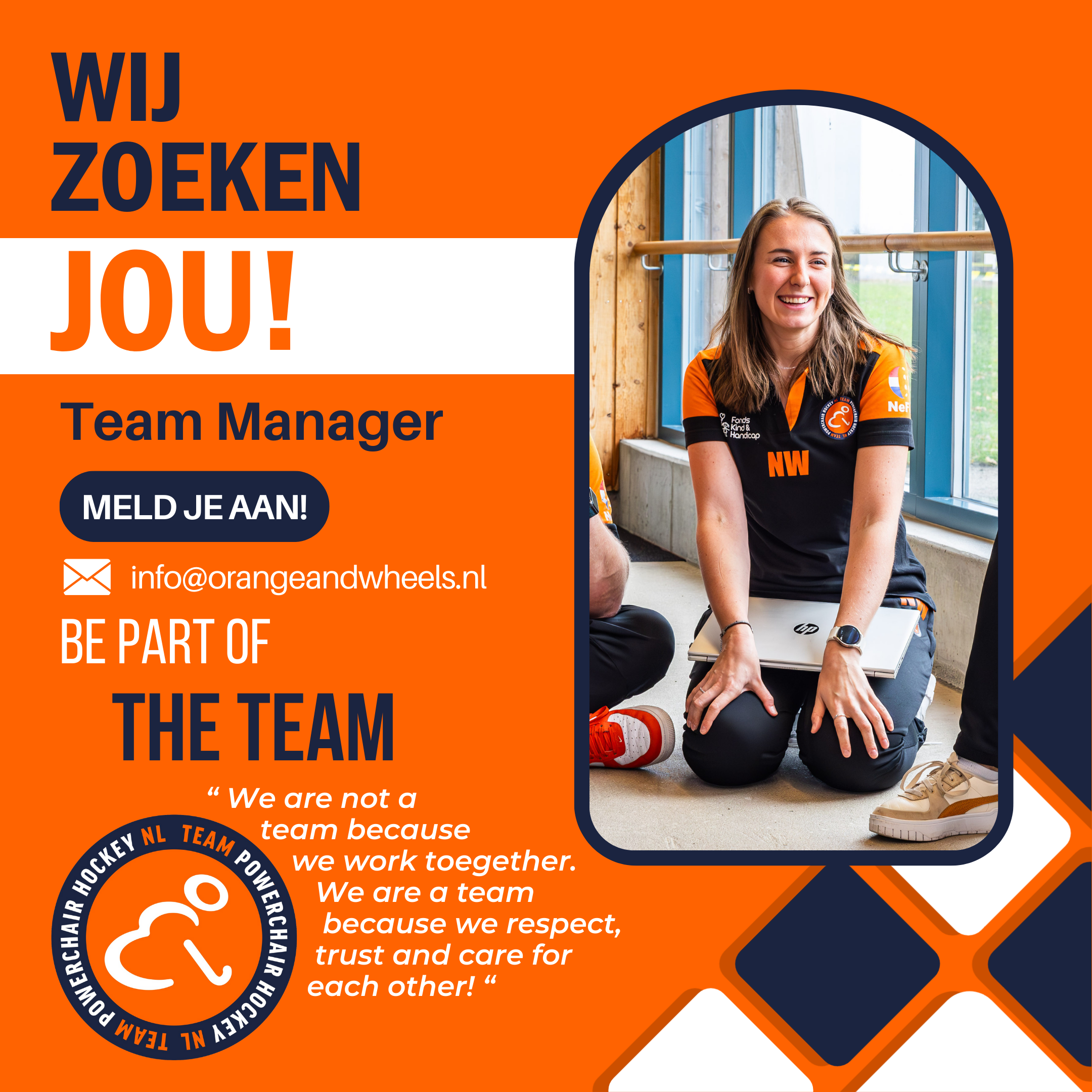 Word jij de nieuwe team manager van de Europees kampioen?